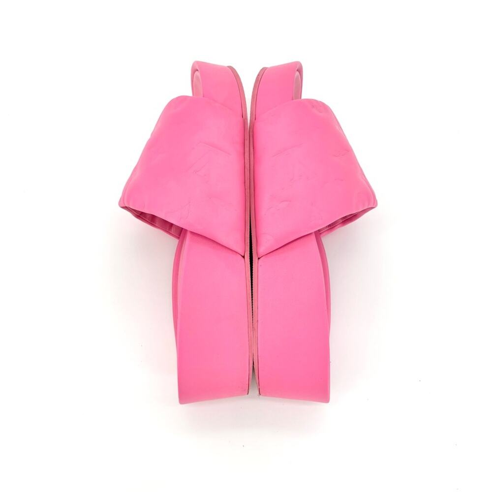 Louis Vuitton Jumbo Comfort Flatform Monogram Mules Slides 38 - Picture 4 of 7